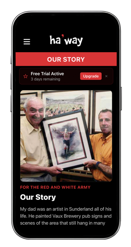 Ha'way Our Story screen